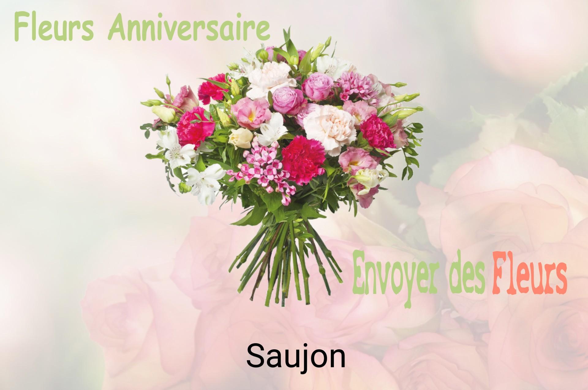 Bouquet de fleurs d’anniversaire livré à Saujon